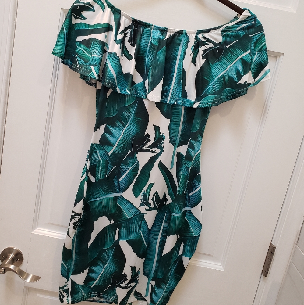 Off-shoulder Mini Dress